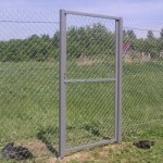 Калитка  из сетки рабицы